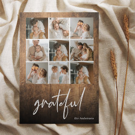 Collage Family Foto | Dankbarkeit und Familienname