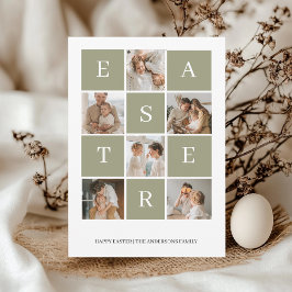 Collage Family Foto Oaster | Happy Oaster Einladung