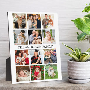 Collage Family Fotos Fotoplatte