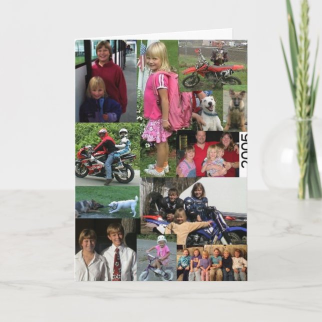 Collage Feiertagskarte (Vorderseite)