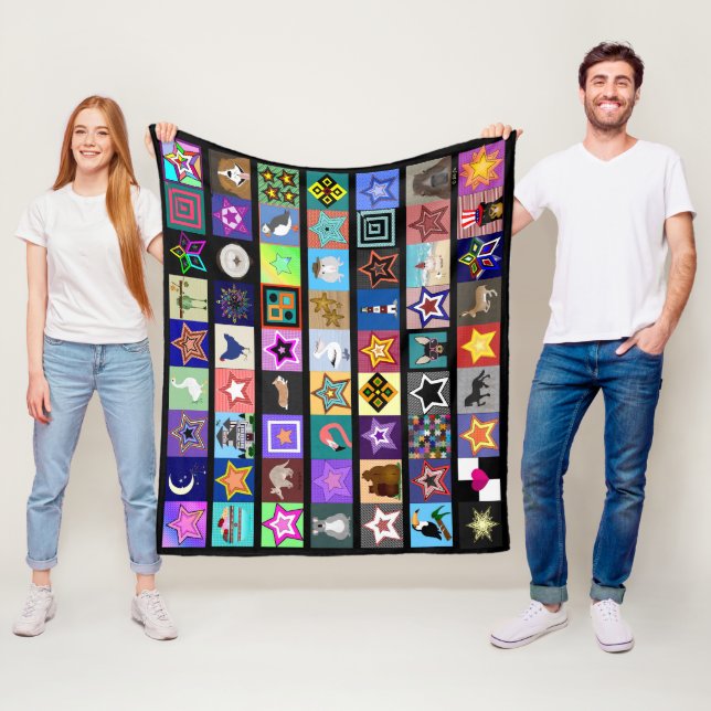 Collage Fleece Blanket (Beispiel)