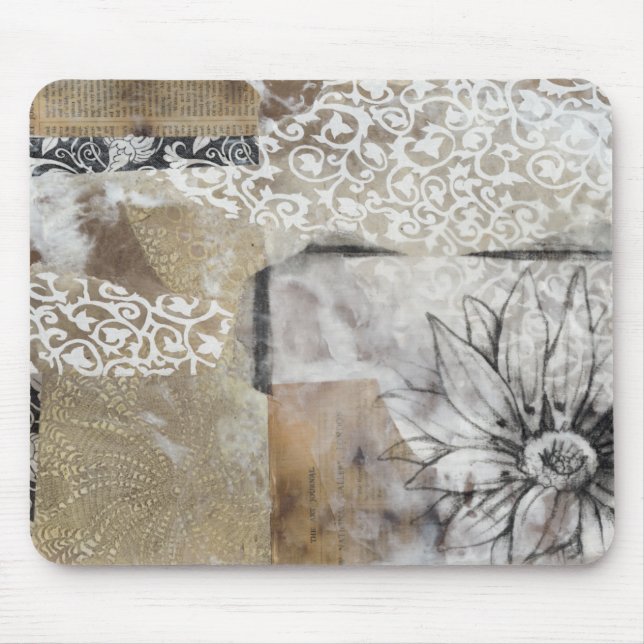 Collage Fleur II Mousepad (Vorne)
