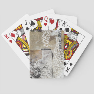 Collage Fleur II Spielkarten