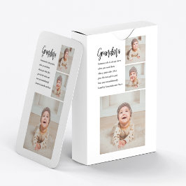 Collage Foto & Beste Oma je Bestes Schönheitsgesch Spielkarten