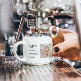 Collage Foto & Bestes Mutterquote Schönes Geschenk Espressotasse