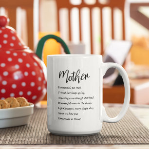 Collage Foto & Bestes Mutterquote Schönes Geschenk Kaffeetasse