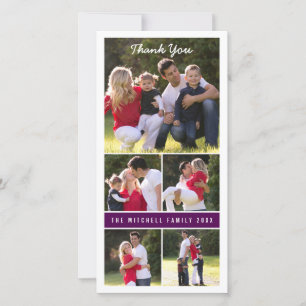 Collage Foto Card   Benutzerdefinierte Dankeschön- Dankeskarte