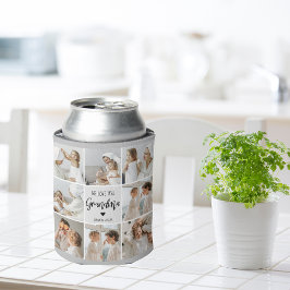 Collage Foto Grau Wir Liebe Sie Oma Bestes Geschen Dosenkühler