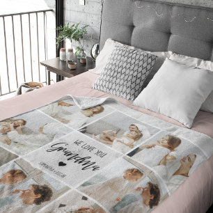 Collage Foto Grau Wir Liebe Sie Oma Bestes Geschen Sherpadecke