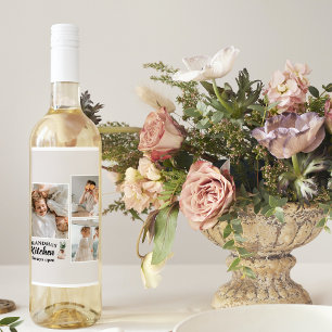 Collage Foto & Großküche ist immer geöffnet Weinetikett