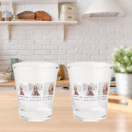 Collage Foto Lila Beste Mama je Geschenk Schnapsglas