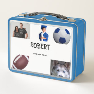 COLLAGE Foto Lunchbox BLAU SKY So anpassen