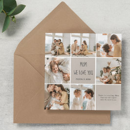 Collage Foto Mama Wir Liebe Sie