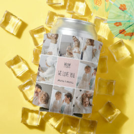 Collage Foto Mama Wir Liebe Sie beste Mutter Gesch Dosenkühler