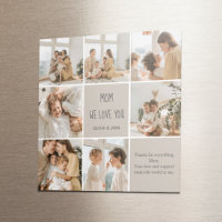 Collage Foto Mama Wir Liebe Sie | Personalisiert