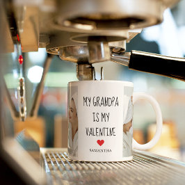 Collage Foto | Mein Opa ist mein Valentingeschenk Kaffeetasse
