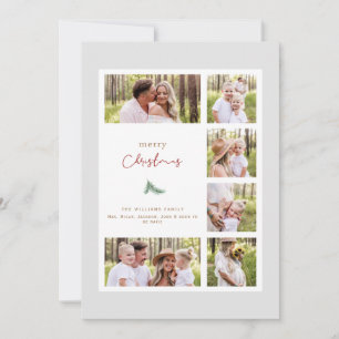 Collage Foto Moderne Ferienkarte Feiertagskarte