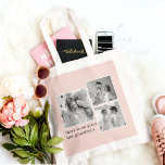 Collage Foto Pastell Pink Bestes Grandma Geschenk Tragetasche<br><div class="desc">Sie suchen das perfekte Geschenk für Ihre Großmutter? Nehmen wir ein wunderschönes Foto in Pastellrosa. Dieses sentimentale und nachdenkliche Geschenk ist perfekt für jeden Anlass, vom Geburtstag bis zum Muttertag und darüber hinaus. Das Collage Foto kann so angepasst werden, dass es Bilder der Angehörigen Ihrer Großmutter, einschließlich ihrer Kinder, Enkel...</div>