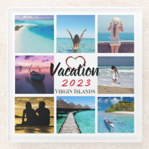 Collage-Foto Personalisierter Untersetzer