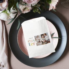 Collage Foto und farbenfrohe Ostern | Weihnachtsge Geschenktütchen