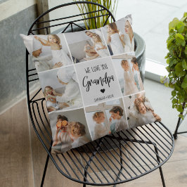 Collage Foto | Wir Liebe Sie Opa-Geschenk Kissen