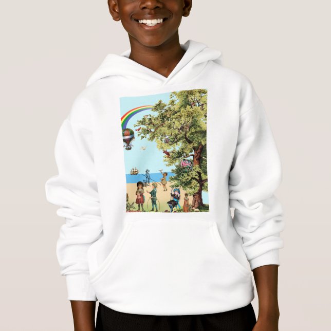 Collage für Kinder Hoodie (Vorderseite)