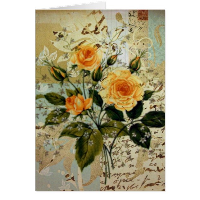 Collage für Vintage Rose (Vorne)