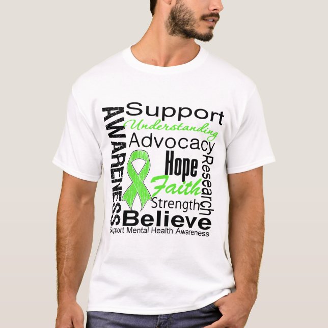 Collage - Gesundheits-Bewusstsein T-Shirt (Vorderseite)