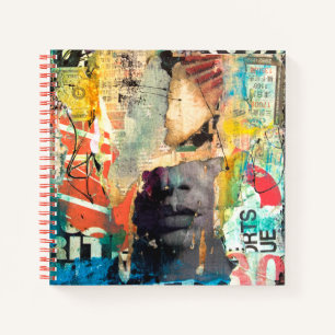 Collage Head Notizbuch