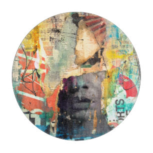 Collage Head Schneidebrett
