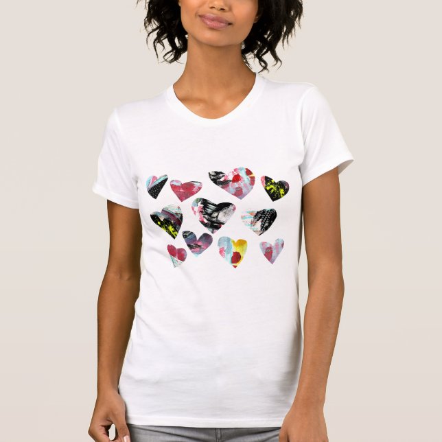 Collage Hearts T-Shirt (Vorderseite)