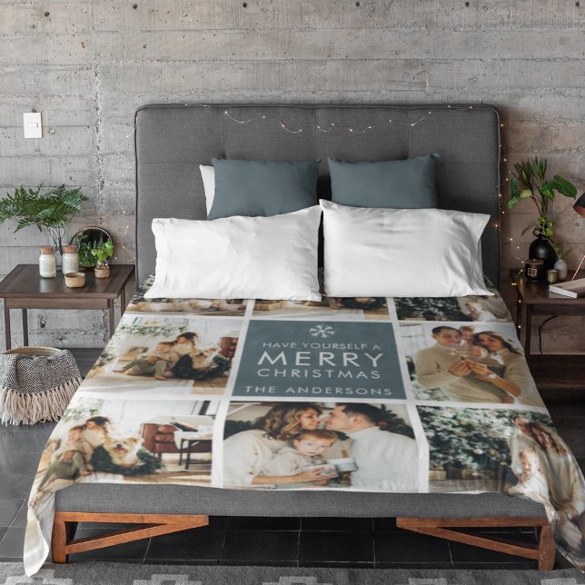 Collage Holiday Fotos | Frohe Weihnachten | Gesche Sherpadecke (Von Creator hochgeladen)