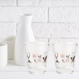 Collage Hund-Fotos | Hund ist meine Valentine | Ro Schnapsglas