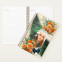 Collage-Kunst Oktober, Tagetes