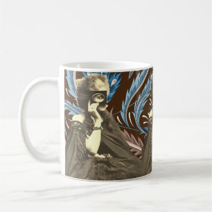 Collage Masked Lady Countess Castiglione Kaffeetasse