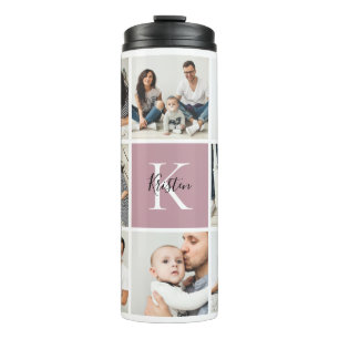 Collage   Mauve Thermosbecher