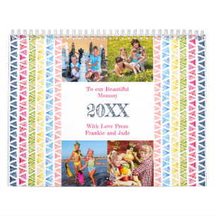 Collage, Monatliche Fotos & To Do List 2022 Foto Kalender