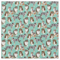 Collage of Australian Shepherd Dogs