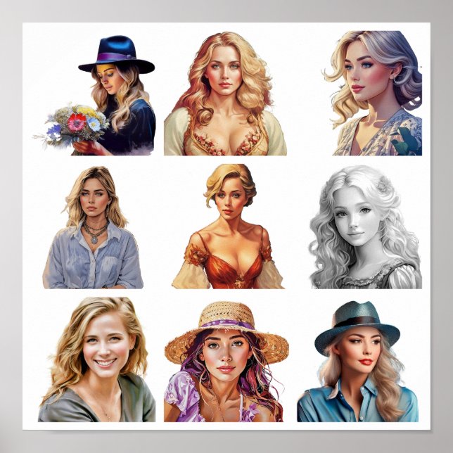 Collage of beauty poster (Vorne)