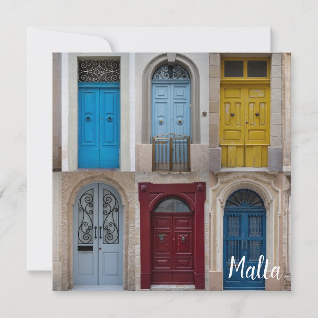 Collage of bunt front doors (Vorderseite)