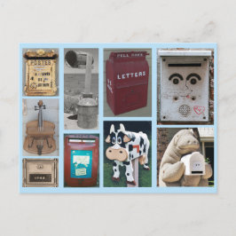 Collage of Mailbox-Fotos Postkarte