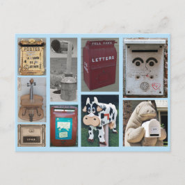 Collage of Mailbox-Fotos Postkarte