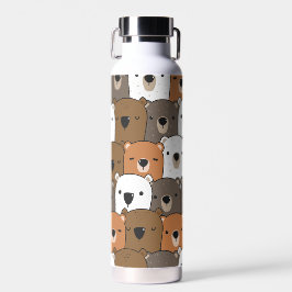Collage of niedlich Bären Trinkflasche