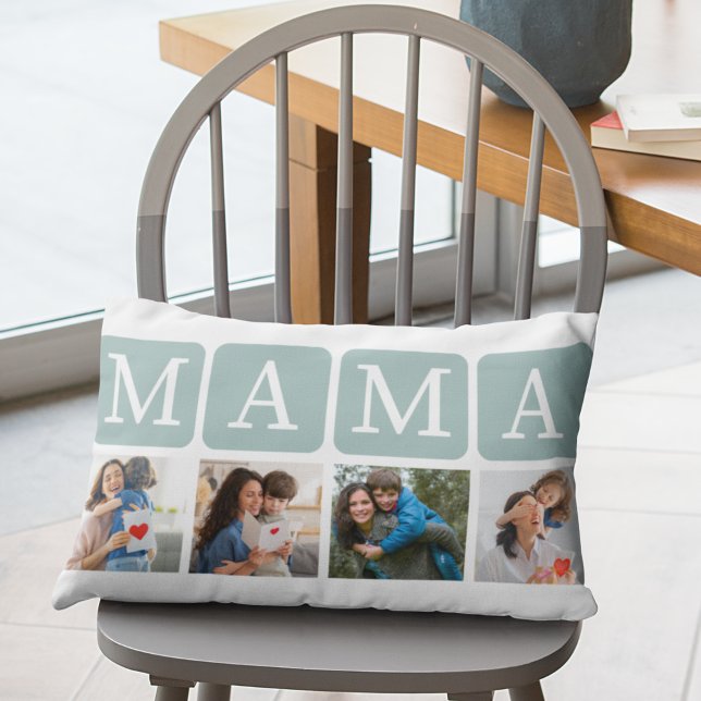 Collage of Photos of children, Gift for Mom Lendenkissen (Von Creator hochgeladen)