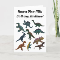 Collage of Plastic Toy Dinosaurier Custom