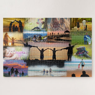 Collage of Your Family Fotos Puzzle