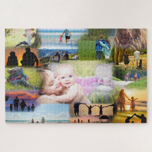 Collage of Your Family Fotos Puzzle