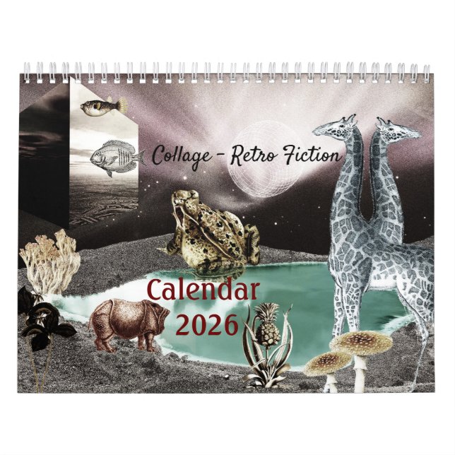 Collage - Retro-Fictions-Kalender Kalender (Titelbild)