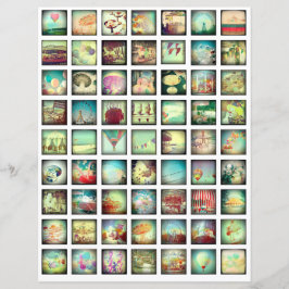 Collage Sheet Vintag Romantic Scrapbook elements