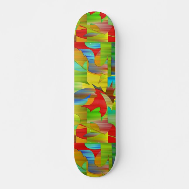 Collage Skateboard (Vorne)